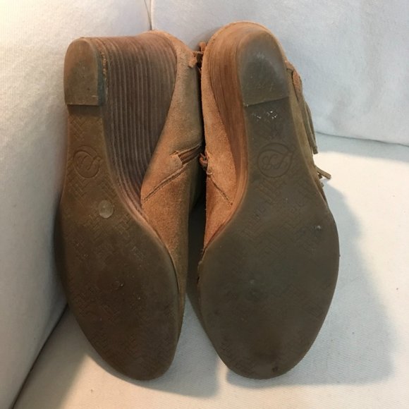 Lucky Brand Yachin Leather Fringe Boots - Picture 7 of 9